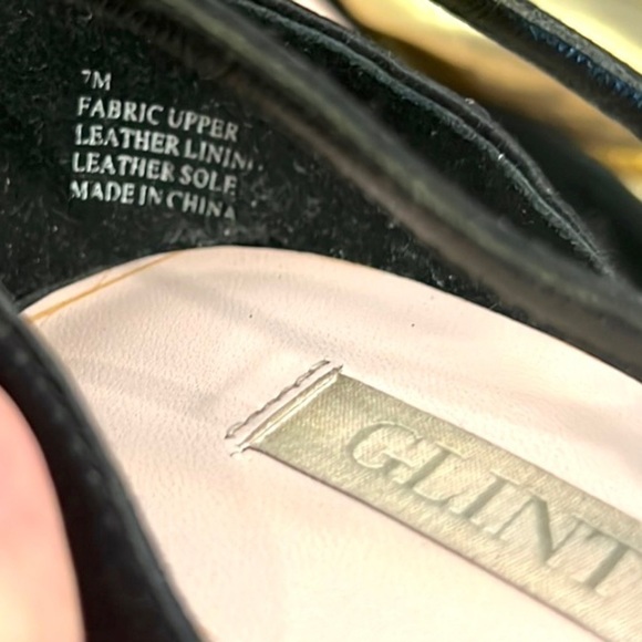 Glint, Fabric & Leather! Sexy 5” Heel, Oozes Style, Size 7, EUC - Picture 8 of 9